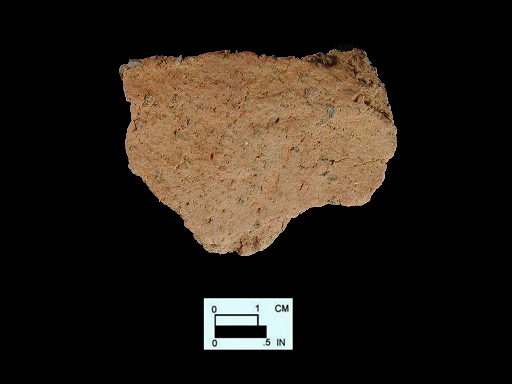 Dames Quarter exterior surface of body sherd from Nassawango, site 18WO23/6K.